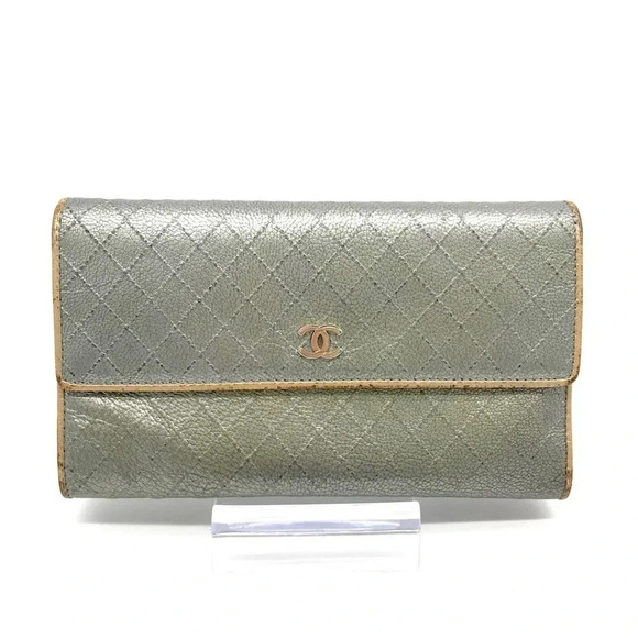 Chanel Long Wallet, Matelasse, Leather - Picture 1 of 16